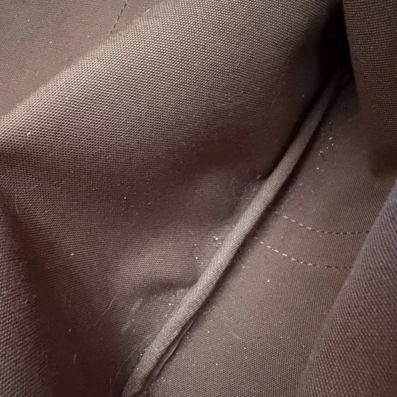 Louis Vuitton Brown Monogram Canvas Travel Duffel with Tan Leather Trim - Picture 11 of 12